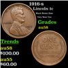 Image 1 : 1916-s Lincoln Cent 1c Grades Choice AU/BU Slider