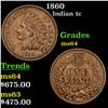 Image 1 : 1860 Indian Cent 1c Grades Choice Unc