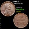 Image 1 : 1927-p Lincoln Cent 1c Grades Choice AU/BU Slider