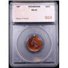 Image 4 : ***Auction Highlight*** 1887 Indian Cent 1c Graded ms65 rb By SEGS (fc)