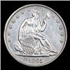 Image 2 : ***Auction Highlight*** 1865-p Seated Half Dollar 50c Graded Select Unc BY USCG (fc)