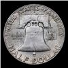 Image 3 : 1948-d Franklin Half Dollar 50c Grades GEM+ FBL