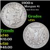 1900-s Morgan Dollar $1 Grades vf++