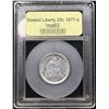 Image 4 : ***Auction Highlight*** 1877-s Seated Liberty Quarter 25c Graded Select Unc BY USCG (fc)