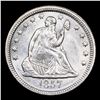 Image 2 : ***Auction Highlight*** 1857-p Seated Liberty Quarter 25c Graded Select+ Unc BY USCG (fc)