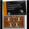 2011 United States America The Beautiful Quarters Proof Set 5 Coins