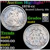 ***Auction Highlight*** 1876-cc Seated Liberty Dime 10c Graded Select Unc BY USCG (fc)