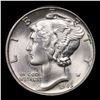 Image 2 : 1945-p Mercury Dime 10c Grades GEM++ Unc