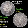 Image 1 : 1878-p 8tf Morgan Dollar $1 Grades vf++