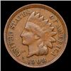 Image 2 : 1908 Indian Cent 1c Grades xf+