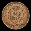 Image 3 : 1908 Indian Cent 1c Grades xf+