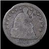Image 2 : 1850-o Seated Liberty Half Dime 1/2 10c Grades g, good