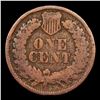Image 3 : 1866 Indian Cent 1c Grades vg details