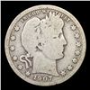 Image 2 : 1907-p Barber Quarter 25c Grades f, fine