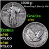 1926-p Standing Liberty Quarter 25c Grades xf