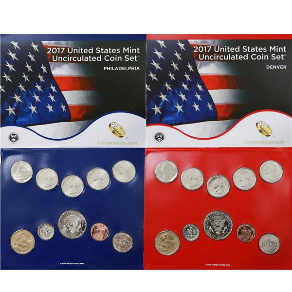2017 United States Mint Set in Original Government Packaging 20 Coins Inside!