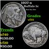 1927-s Buffalo Nickel 5c Grades vf++