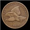 Image 2 : 1858 SL Flying Eagle Cent 1c Grades vf+