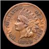 Image 2 : 1883 Indian Cent 1c Grades xf+
