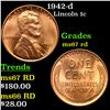 Image 1 : 1942-d Lincoln Cent 1c Grades GEM++ Unc RD
