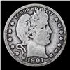 Image 2 : 1901-p Barber Quarter 25c Grades f+
