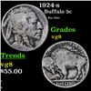 Image 1 : 1924-s Buffalo Nickel 5c Grades vg, very good