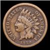 Image 2 : 1859 Indian Cent 1c Grades vf+