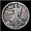 Image 2 : 1917-p Walking Liberty Half Dollar 50c Grades vg, very good