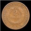 Image 3 : 1865 Two Cent Piece 2c Grades f+
