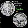 1919-s Buffalo Nickel 5c Grades g+