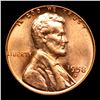 Image 2 : 1958-d Lincoln Cent 1c Grades GEM Unc RD