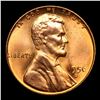 Image 2 : 1956-d Lincoln Cent 1c Grades GEM+ Unc RD