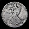 Image 2 : 1917-p Walking Liberty Half Dollar 50c Grades vg, very good