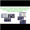 Image 1 : Group of 2 United States Mint Proof Sets 2001-2002 20 coins.