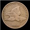 Image 2 : 1858 SL Flying Eagle Cent 1c Grades f, fine