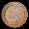 Image 2 : 1883 Indian Cent 1c Grades xf