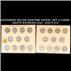 Image 1 : JEFFERSON SILVER WARTIME NICKEL SET 11 COINS WAYTE RAYMOND 1942 - 1945 P D S