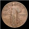 Image 2 : 1928-p Standing Liberty Quarter 25c Grades xf+