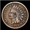 Image 2 : 1863 Indian Cent 1c Grades vf++