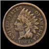 Image 2 : 1862 Indian Cent 1c Grades vf++