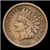 Image 2 : 1860 Indian Cent 1c Grades vf++