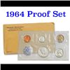1964 Proof Set 6 Coins Inside!! In Original Government packaging