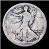 Image 2 : 1917-p Walking Liberty Half Dollar 50c Grades f, fine