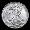 Image 2 : 1938-d Walking Liberty Half Dollar 50c Graded au58 By SEGS