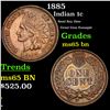 Image 1 : 1885 Indian Cent 1c Grades GEM Unc BN