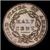 Image 3 : ***Auction Highlight*** 1826 Classic Head half cent 1/2c Graded ms62 bn By SEGS (fc)