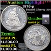 Image 1 : ***Auction Highlight*** 1876-p Seated Liberty Quarter 25c Graded ms64 pl By SEGS (fc)