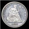 Image 2 : ***Auction Highlight*** 1876-p Seated Liberty Quarter 25c Graded ms64 pl By SEGS (fc)