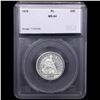 Image 4 : ***Auction Highlight*** 1876-p Seated Liberty Quarter 25c Graded ms64 pl By SEGS (fc)