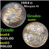 Image 1 : 1884-o Morgan Dollar $1 Grades Select+ Unc